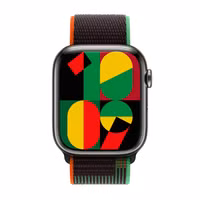 Apple Sport Loop band Apple Watch Series 1 - 9 / SE (38/40/41 mm) | Series 10 / 11 (42 mm) - Black Unity