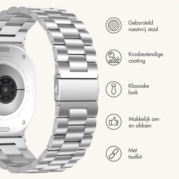 imoshion Stalen bandje  - Universeel 20 mm aansluiting - Zilver