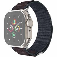 imoshion Nylon Alpine bandje Apple Watch Series 1 t/m 9 / SE (38/40/41 mm) | Series 10 (42 mm) - Indigo