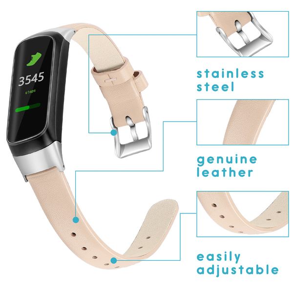 imoshion Echt lederen bandje Samsung Galaxy Fit - Roze