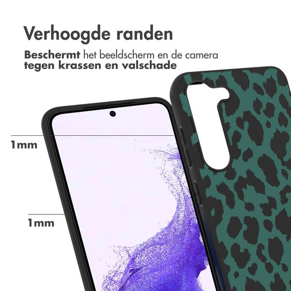 imoshion Design hoesje Samsung Galaxy S23 - Luipaard - Groen / Zwart