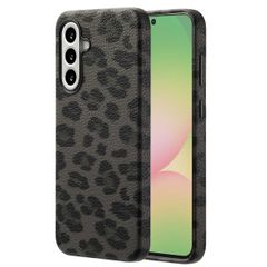 Selencia Sabi Backcover Panterprint met MagSafe Samsung Galaxy A56 - Midnight Black