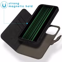 imoshion Uitneembare 2-in-1 Luxe Bookcase Apple iPhone 15 Pro Max - Zwart