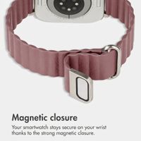imoshion Magnetic Faux Leather Band Apple Watch | 44/45/46/49 mm - Rose