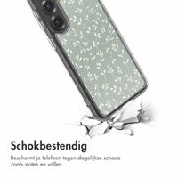 imoshion Design hoesje Samsung Galaxy S25 - Smoke Green Flowers