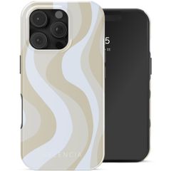 Selencia Vivid Backcover met MagSafe Apple iPhone 16 Pro Max - Desert Waves Beige