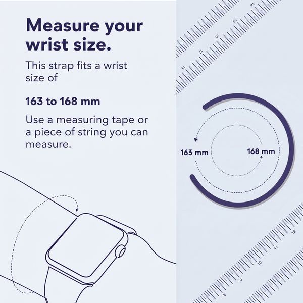 Apple Silicone Solo Loop Apple Watch | 44/45/46/49 mm - Size 6 - Eucalyptus