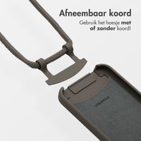 imoshion Color Backcover met afneembaar koord MagSafe Apple iPhone 12 (Pro) - Black Coffee