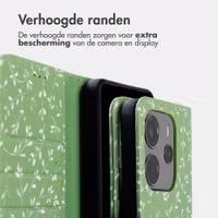 imoshion Design Bookcase Xiaomi Redmi Note 14 (4G) - Green Flowers