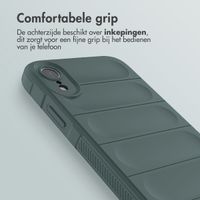 imoshion EasyGrip Backcover iPhone Xr - Donkergroen