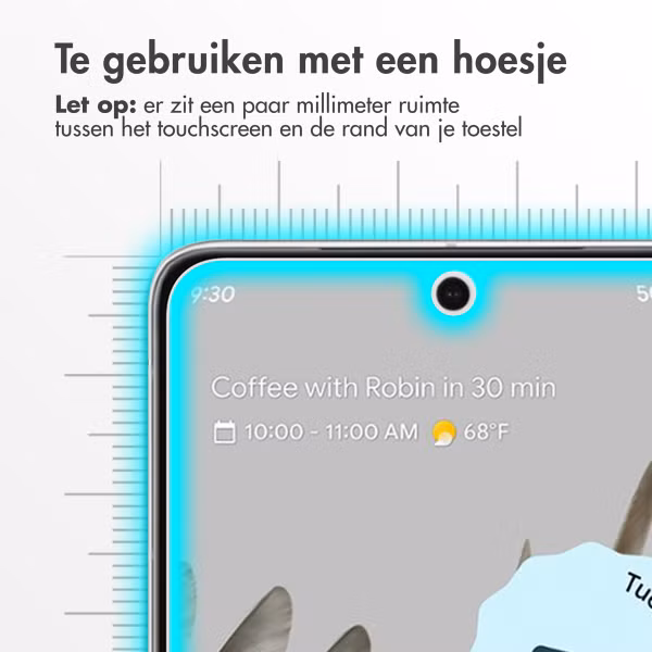 Accezz Gehard Glas Screenprotector Google Pixel 8