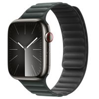 Apple Magnetic Link-bandje FineWoven Apple Watch Series 1-10 / SE / Ultra (2) - 42/44/45/46/49 mm - Maat S/M - Evergeen