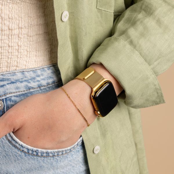imoshion Milanese Magnetic Band Apple Watch | 38/40/41/42 mm - Gold