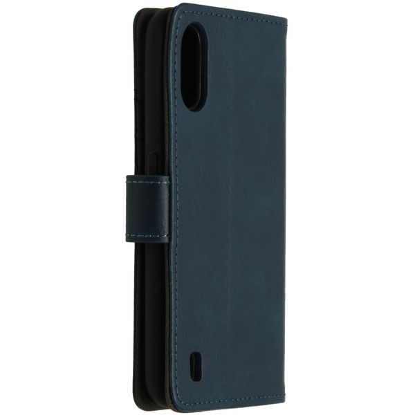 imoshion Luxe Bookcase Samsung Galaxy A01 - Donkerblauw