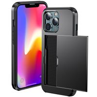 imoshion Backcover met pasjeshouder Apple iPhone 13 Pro Max - Zwart