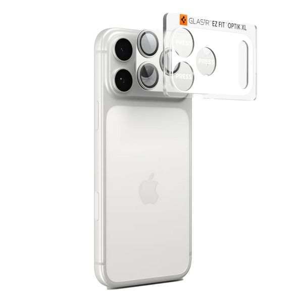 Spigen GLAStR EZ Fit Optik Camera Protector Apple iPhone 17 Pro - Silver