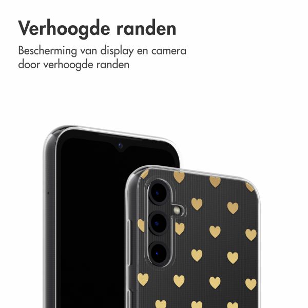 imoshion Design hoesje Samsung Galaxy A14 (5G/4G) - Golden Hearts