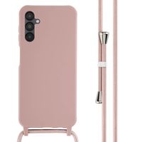 imoshion Siliconen hoesje met koord Samsung Galaxy A14 (5G) - Sand Pink