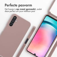 imoshion Siliconen hoesje met koord voor de Samsung Galaxy A25 (5G) - Sand Pink