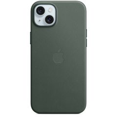Apple FineWoven Backcover MagSafe Apple iPhone 15 Plus - Evergreen