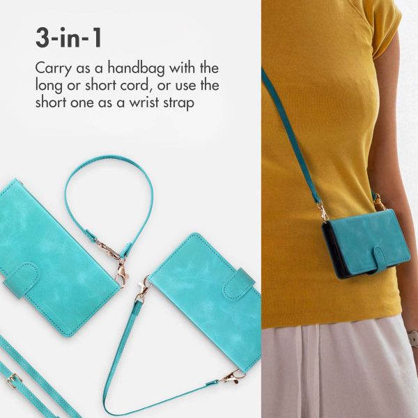 imoshion Bookcase with Strap Apple iPhone 17 - Turquoise