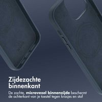 Accezz MagSafe Leather Backcover Apple iPhone 14 Pro Max - Nightfall Blue