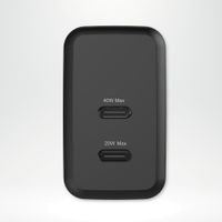 imoshion Wall Charger - Oplader - 2x USB-C - Power Delivery - 40W - Zwart