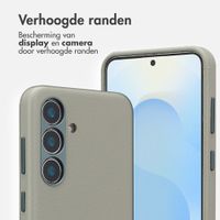 Accezz MagSafe Leather Backcover Samsung Galaxy S25 - Light Grey