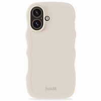 Holdit Wavy Case Apple iPhone 16 Plus - Light Beige