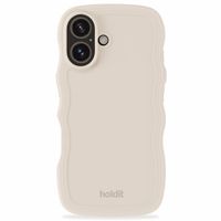 Holdit Wavy Case iPhone 16 Plus - Light Beige