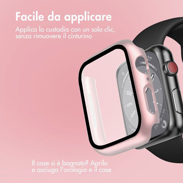 imoshion Full Cover Hardcase Apple Watch 7 / 8 / 9 - 41 mm - Rosé Goud