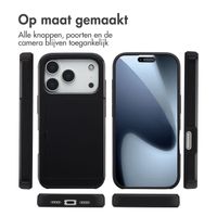 imoshion Backcover met pasjeshouder Apple iPhone 17 Pro - Zwart