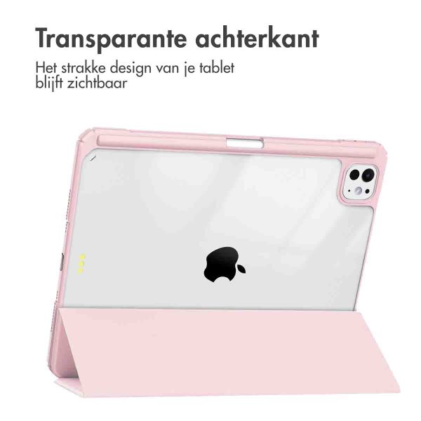 imoshion Trifold Hardcase Bookcase iPad Pro 13 (2024) M4 - Roze