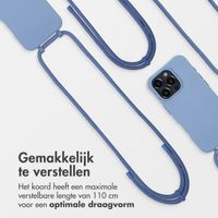imoshion Color Backcover met afneembaar koord MagSafe Apple iPhone 16 Pro Max - Ash Blue