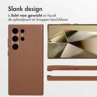 Accezz MagSafe Leather Backcover Samsung Galaxy S24 Ultra - Sienna Brown