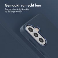Accezz MagSafe Leather Backcover Samsung Galaxy A57 (5G) - Nightfall Blue