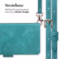 imoshion Bookcase met koord Apple iPhone SE (2022 / 2020) / 8 / 7 - Turquoise