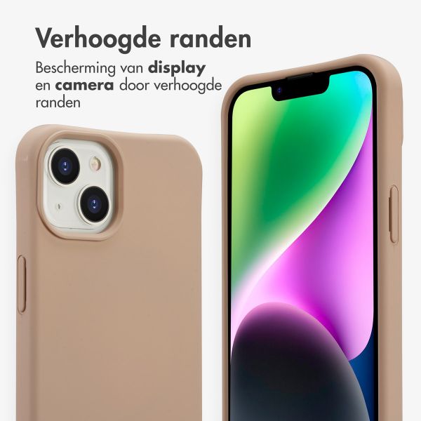 imoshion Color Backcover met afneembaar koord MagSafe Apple iPhone 14 - Nude