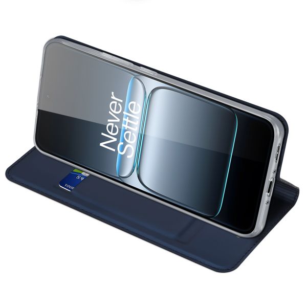 Dux Ducis Slim Softcase Bookcase OnePlus Nord 5 - Blauw