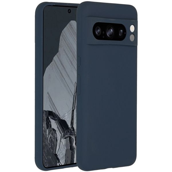 Accezz Liquid Silicone Backcover Google Pixel 8 Pro - Donkerblauw