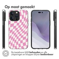 imoshion Design hoesje iPhone 14 Pro Max - Retro Pink Check