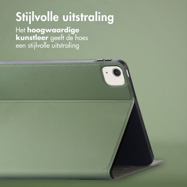 Accezz Classic Tablet Case Apple iPad Air 13 inch (2026) M4 / (2025) M3 / (2024) M2 - Groen