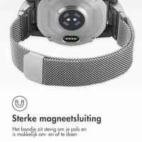 imoshion QuickFit® Milanees bandje  - Garmin 22 mm aansluiting - Maat L/XL - Zilver