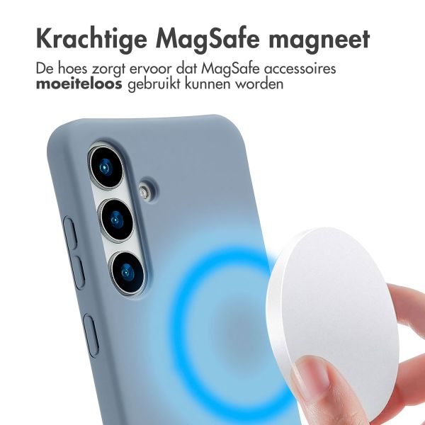 imoshion Color Backcover met afneembaar koord MagSafe Samsung Galaxy S24 / S25 - Ash Blue