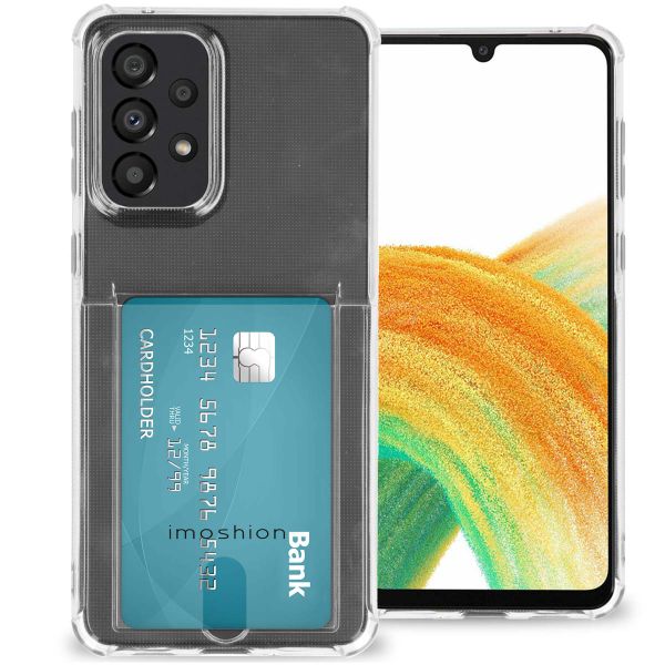 imoshion Softcase Backcover met pashouder Samsung Galaxy A33 - Transparant