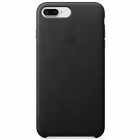 Apple Leather Backcover Apple iPhone 8 Plus / 7 Plus - Black