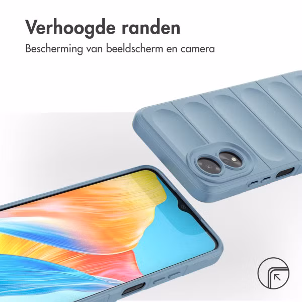 imoshion EasyGrip Backcover Oppo A18 / Oppo A38 - Lichtblauw