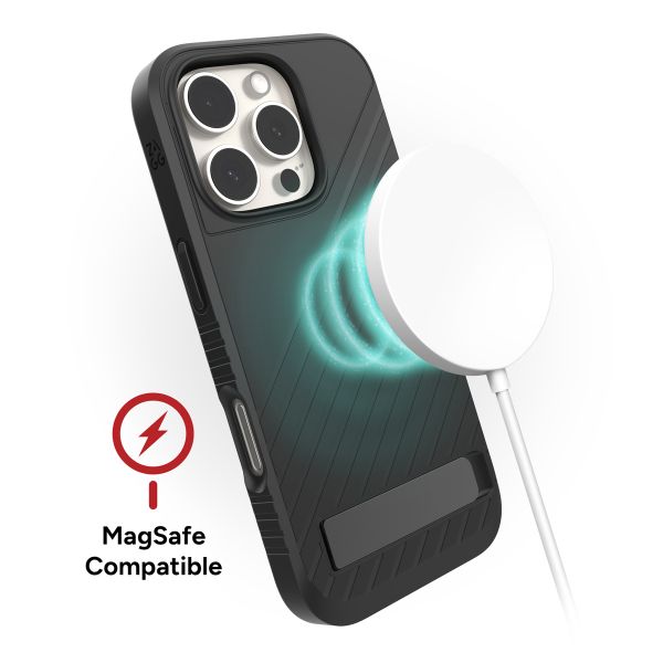 ZAGG Denali Snap KS Case Apple iPhone 16 Pro - Zwart