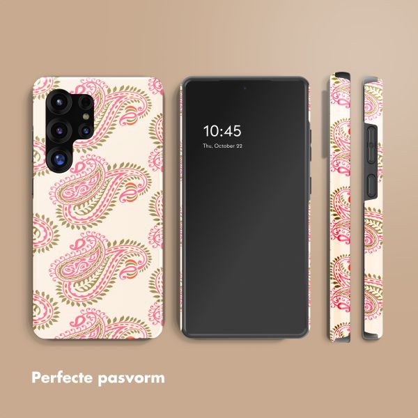 Selencia Vivid Backcover Samsung Galaxy S25 Ultra - Paisley Blush