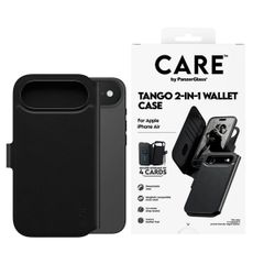 CARE by PanzerGlass Tango 2 in 1 Wallet Case MagSafe Apple iPhone Air - Zwart